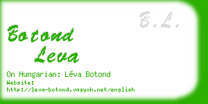 botond leva business card